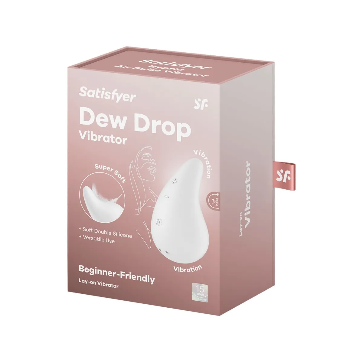 Dew Drop Vibrator Auflegen Weiss von Satisfyer Layons | Fesselliebe.de