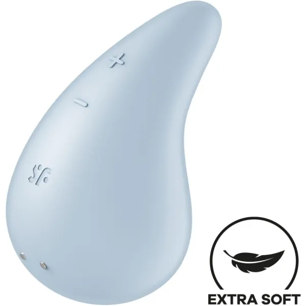 Dew Drop Vibrator Auflegen Blau von Satisfyer Layons | Fesselliebe.de