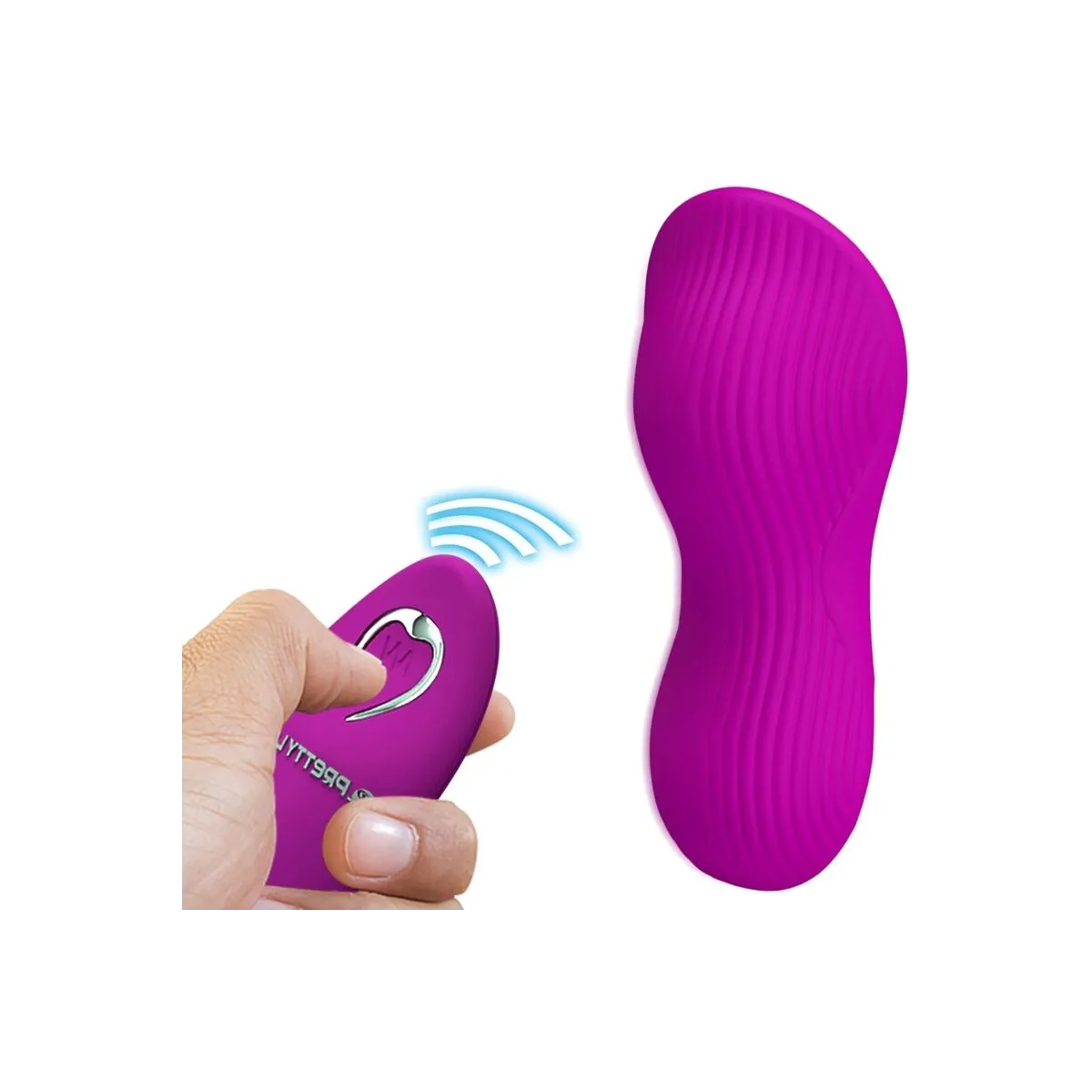 Romario Auflegbarer Klitoris-Stimulator mit Fernbedienung Rosa von Pretty Love | Fesselliebe.de