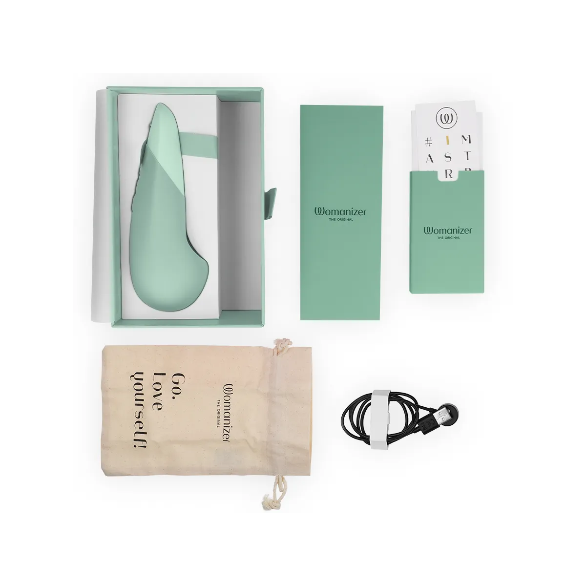 Vibe Lay-On Silent Vibrator Sage von Womanizer | Fesselliebe.de