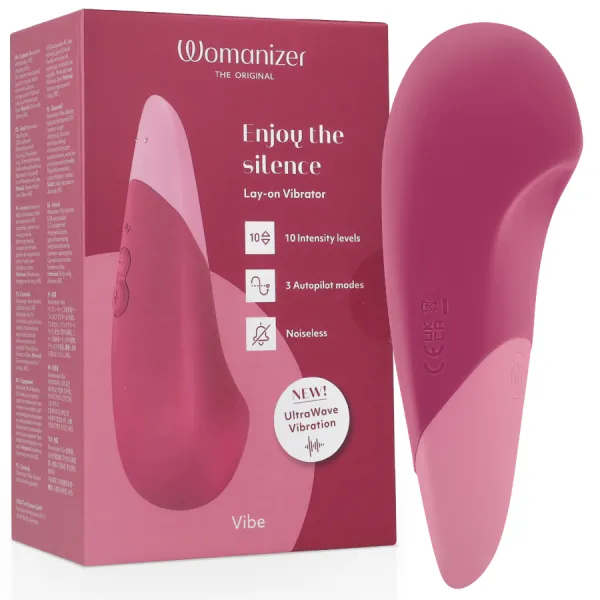 Vibe Lay-On Silent Vibrator Dusky Pink von Womanizer | Fesselliebe.de
