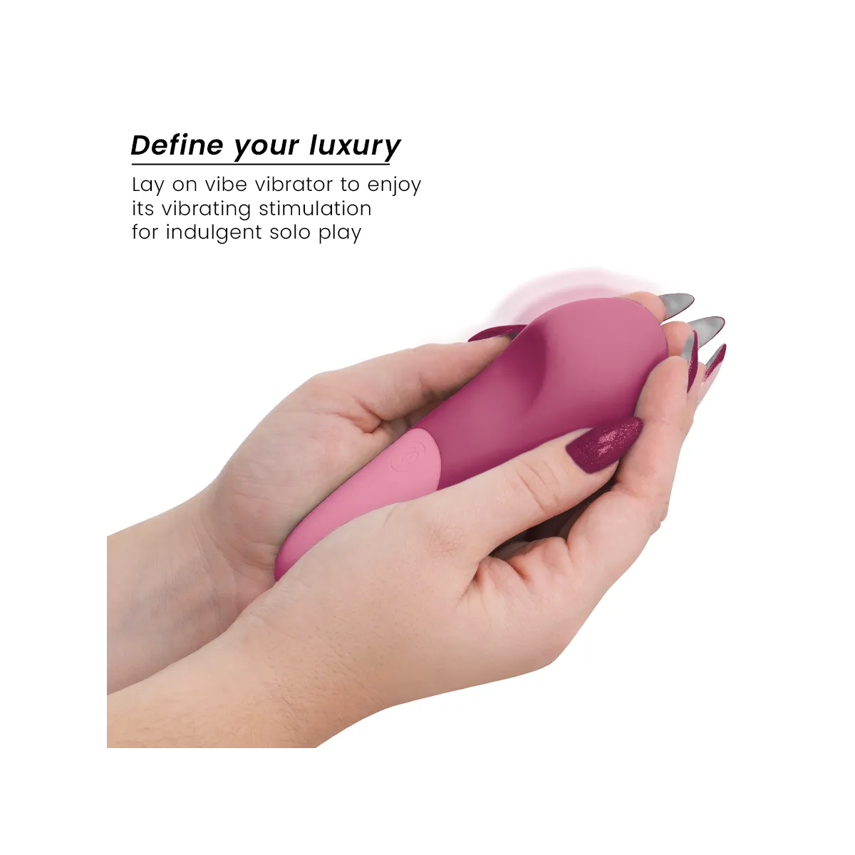 Vibe Lay-On Silent Vibrator Dusky Pink von Womanizer | Fesselliebe.de