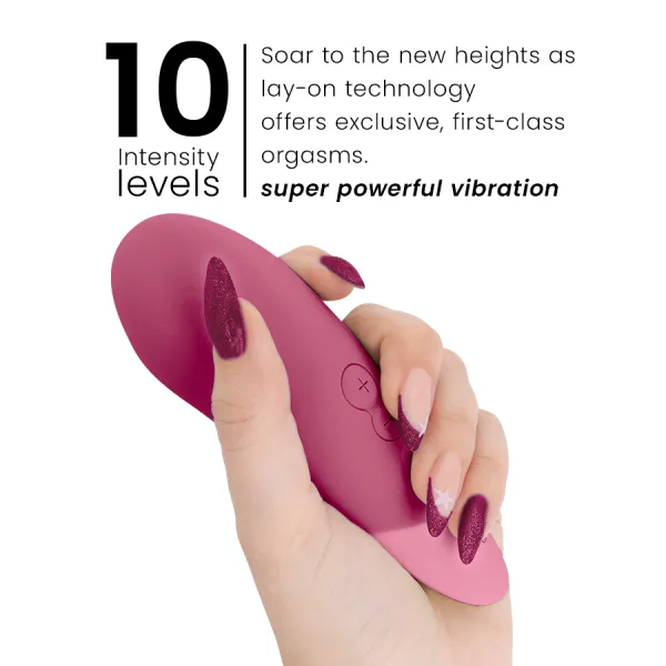 Vibe Lay-On Silent Vibrator Dusky Pink von Womanizer | Fesselliebe.de