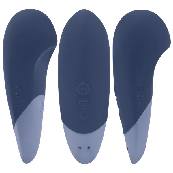 Vibe Lay-On Silent Vibrator Dunkelblau von Womanizer | Fesselliebe.de
