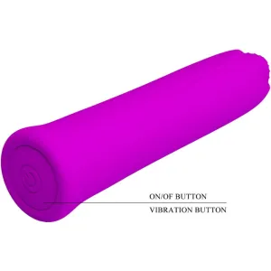 Curtis Mini Super Power Vibrator 12 Lila Silikonvibrationen von Pretty Love Flirtation