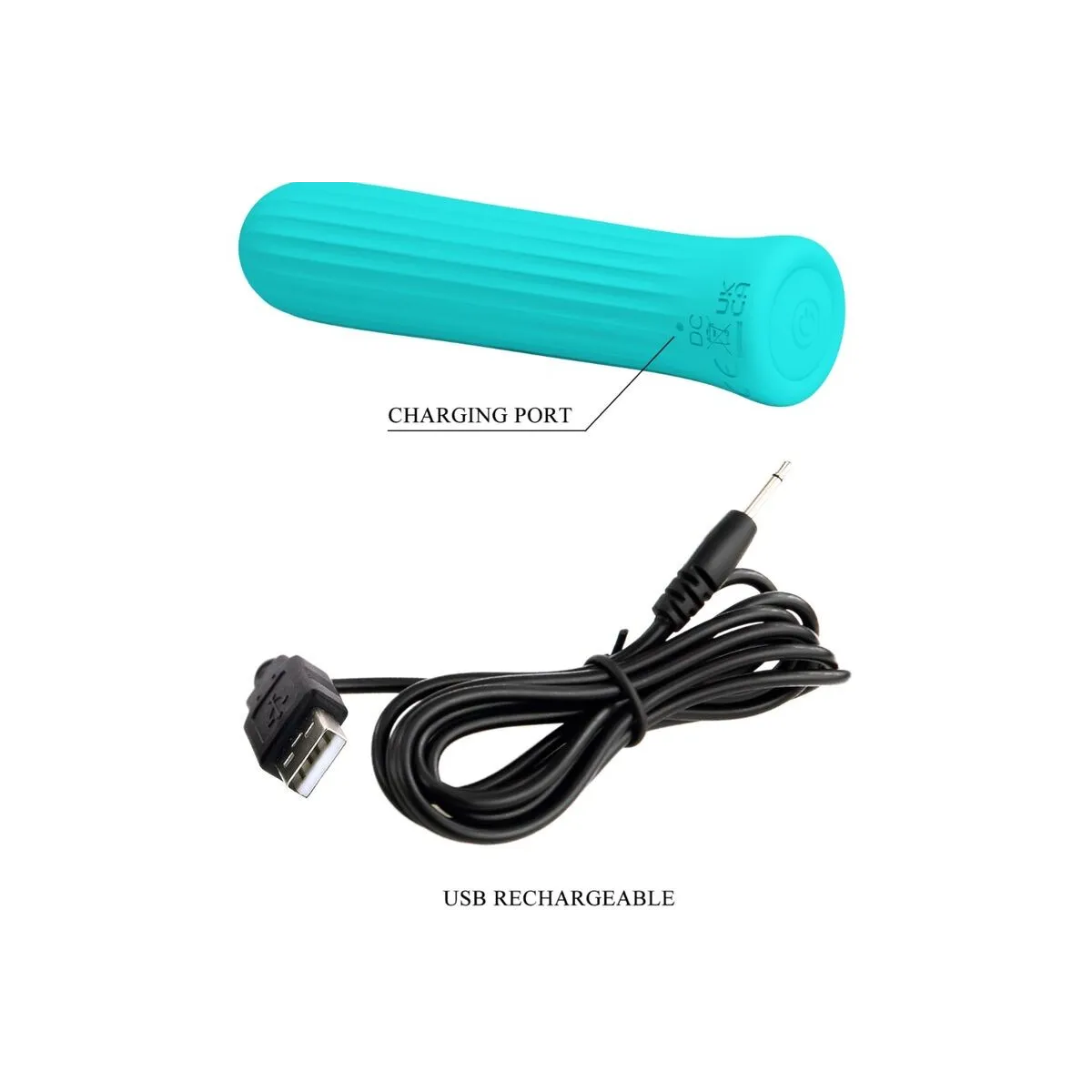 Blanche Blauer Stimulator-Vibrator von Pretty Love C-Type | Fesselliebe.de