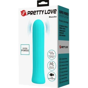 Blanche Blauer Stimulator-Vibrator von Pretty Love C-Type