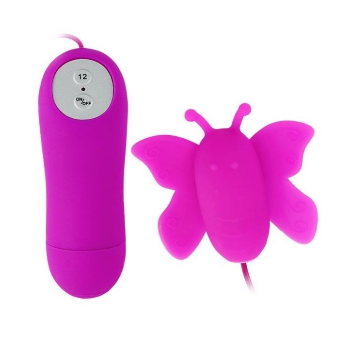 Love Eggs Butterfly Clitoris Stimulator 12 Geschwindigkeiten Lila mit Fernbedienung von Baile Stimulating | Fesselliebe.de