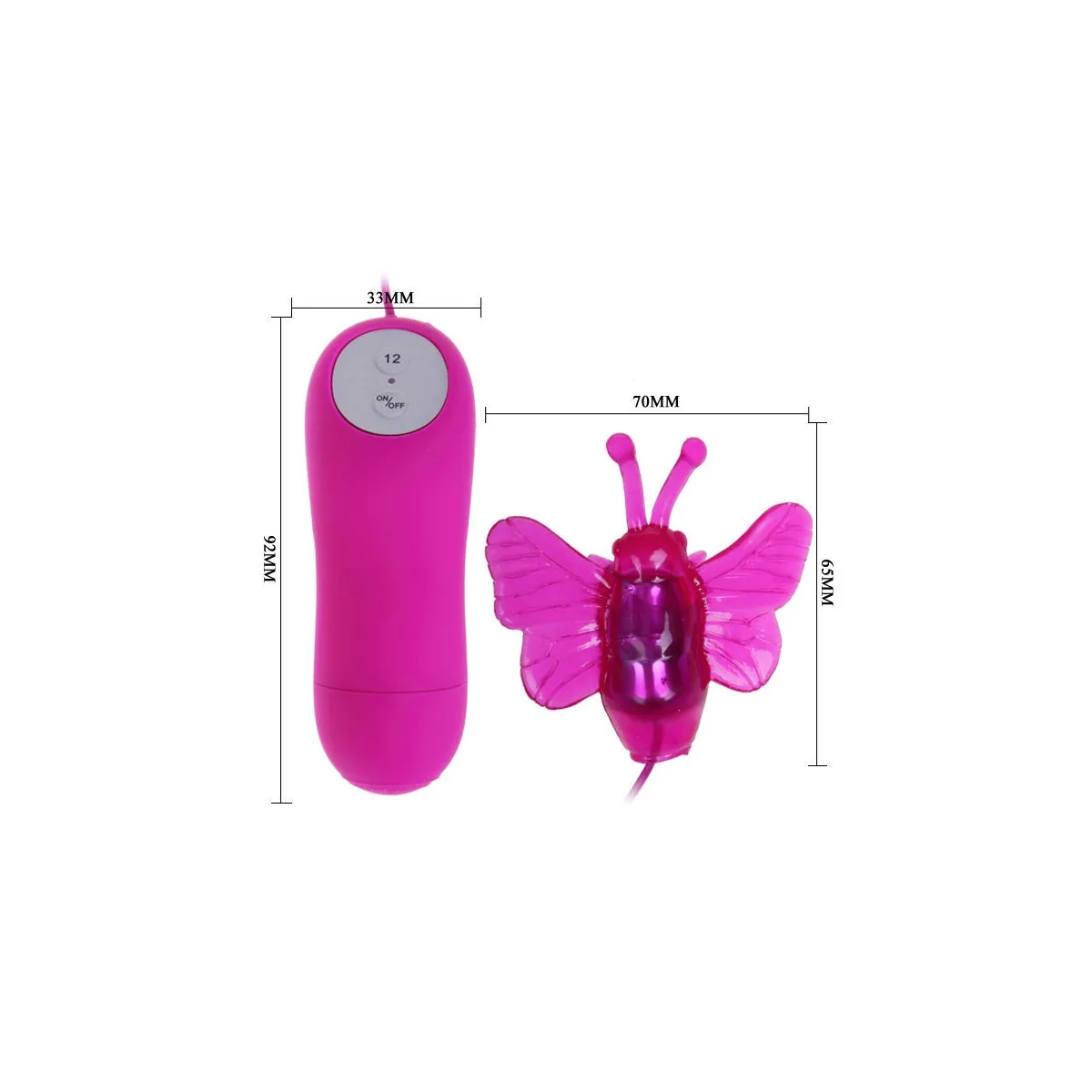 Cute Secret Butterfly Stimulator Vibrator 12v von Baile Stimulating | Fesselliebe.de