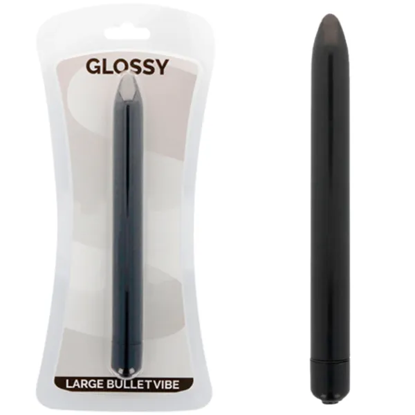 Schlanker Vibrator Schwarz von Glossy | Fesselliebe.de
