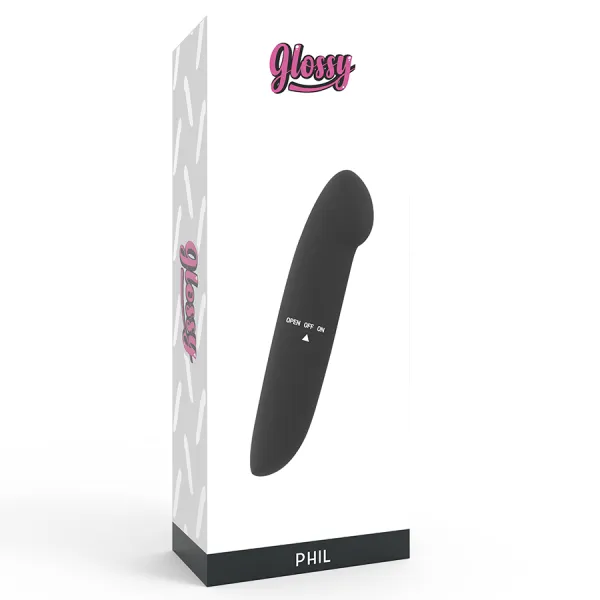Phil Vibrator Schwarz von Glossy | Fesselliebe.de
