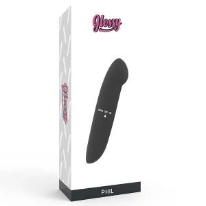 Phil Vibrator Schwarz von Glossy