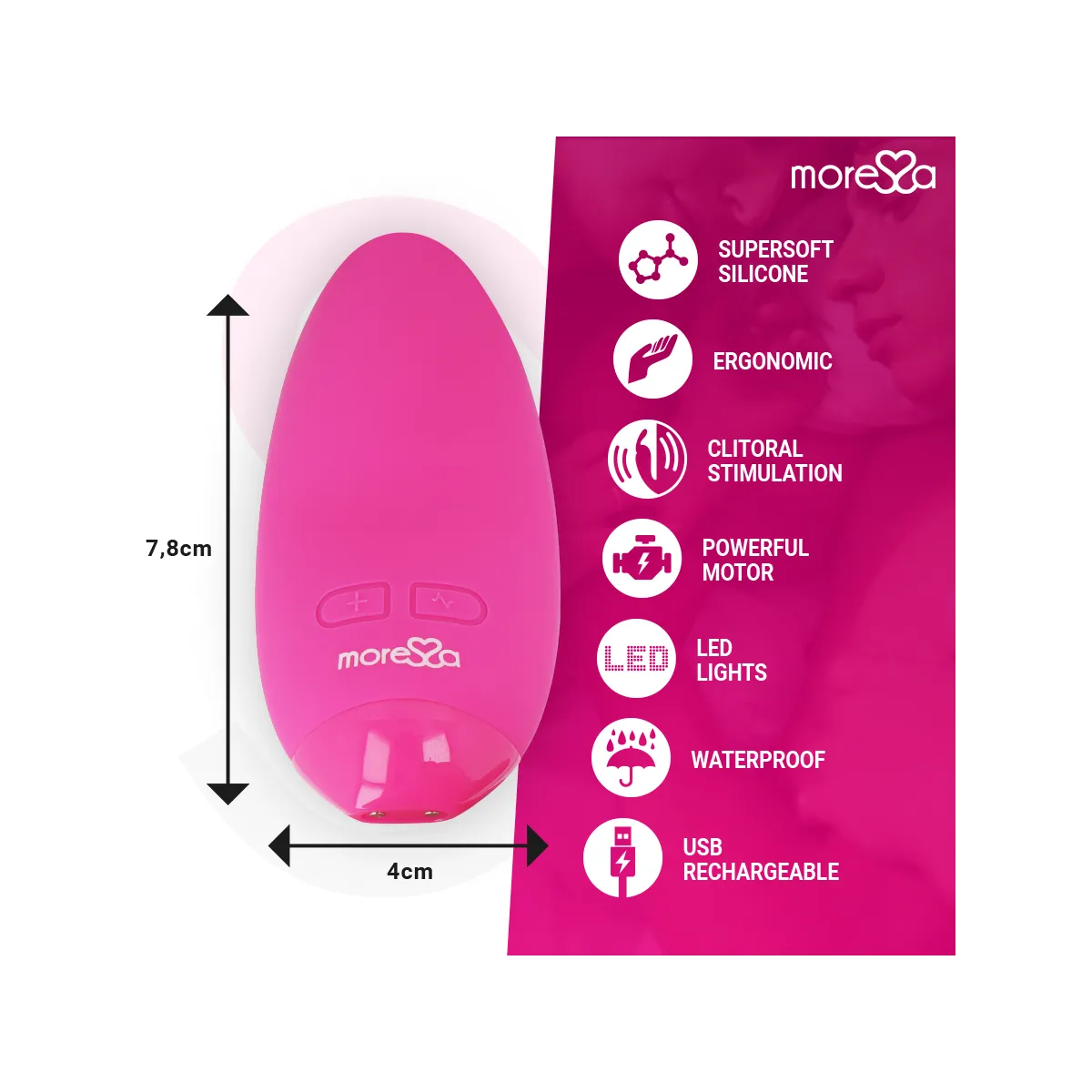 Blossom Rosa Vibrator von Moressa | Fesselliebe.de