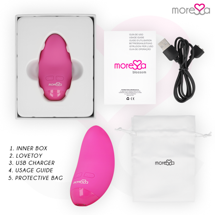 Blossom Rosa Vibrator von Moressa | Fesselliebe.de