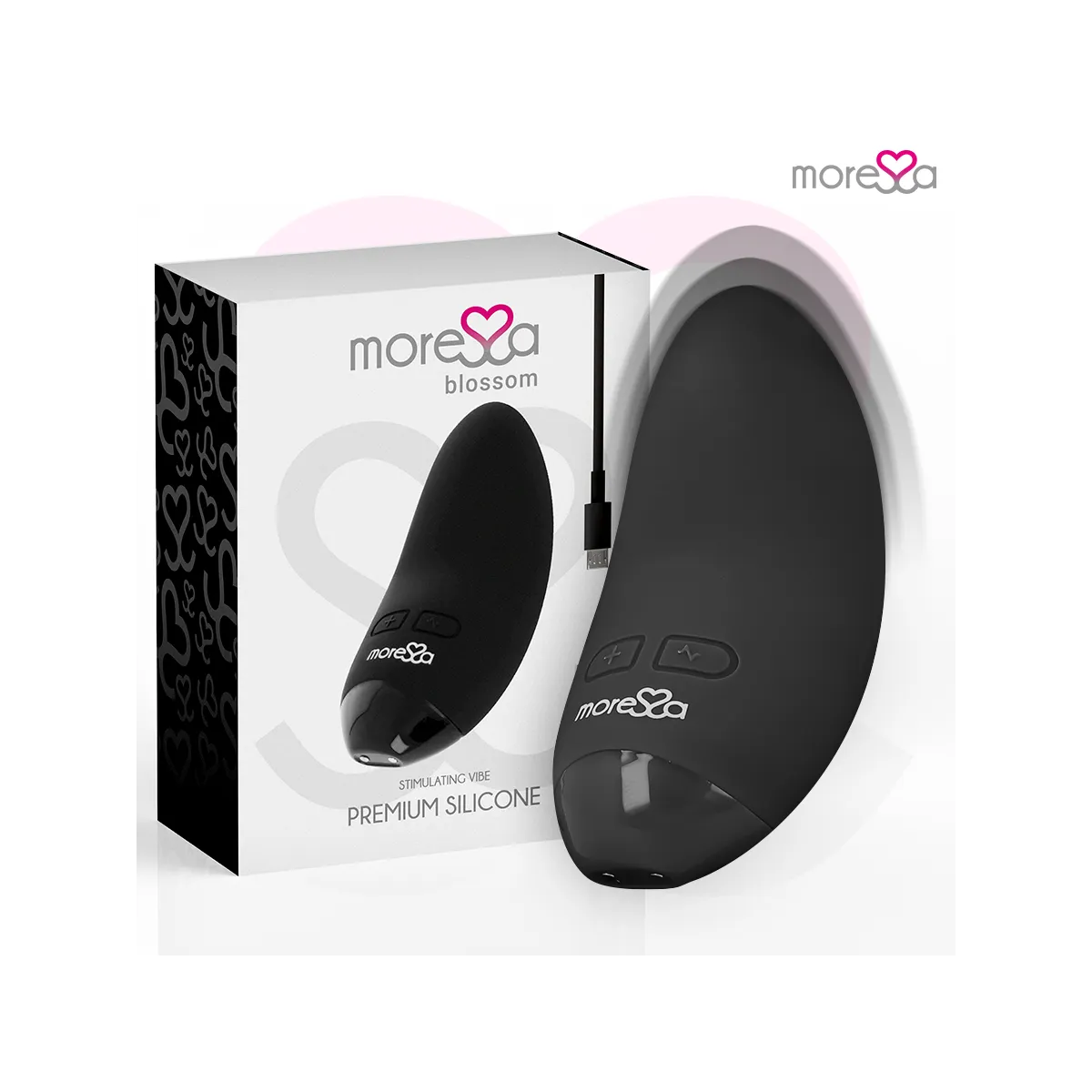 Blossom Schwarzer Vibrator von Moressa | Fesselliebe.de
