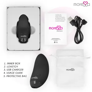 Blossom Schwarzer Vibrator von Moressa
