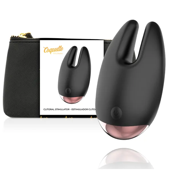 Klitorialstimulator Schwarz / Gold von Coquette Toys | Fesselliebe.de