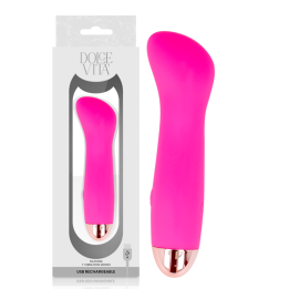 Aufladbarer Vibrator eine Rosa 7 Geschwindigkeit von Dolce Vita | Fesselliebe.de