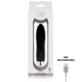 Aufladbarer Vibrator Vier Schwarz 7 Geschwindigkeiten von Dolce Vita