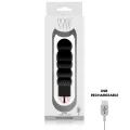Aufladbarer Vibrator Sechs Schwarz 7 Geschwindigkeiten von Dolce Vita