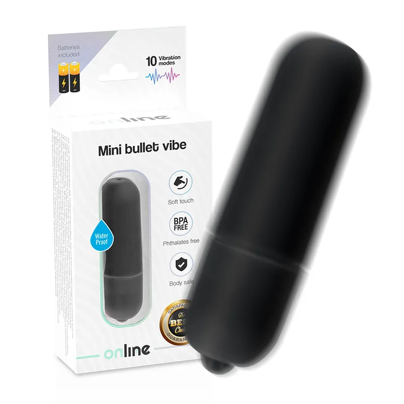 Schwarze Mini-Vibrationskugel von Online | Fesselliebe.de