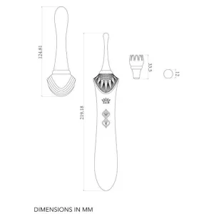 Bess 2 Clitoral Massager Purple von Zalo