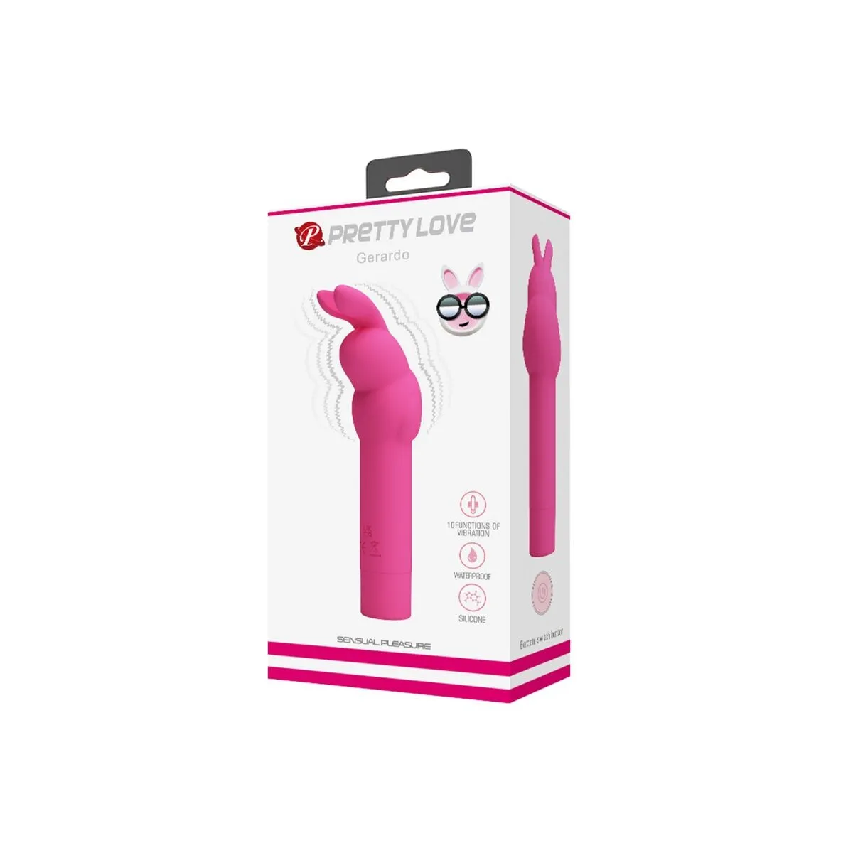 Gerardo Fuschia Rabbit-Silikonvibrator von Pretty Love | Fesselliebe.de