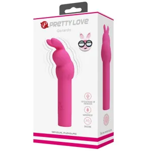 Gerardo Fuschia Rabbit-Silikonvibrator von Pretty Love