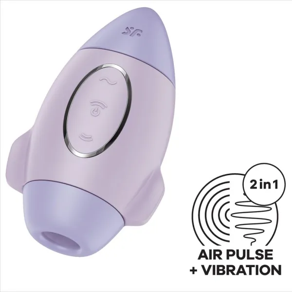 Mission Control Flieder Kleiner Doppelimpuls Vibrator von Satisfyer Vibrator | Fesselliebe.de