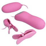 Pinzette mit Vibration und Rosa Eletroschock von Pretty Love | Fesselliebe.de