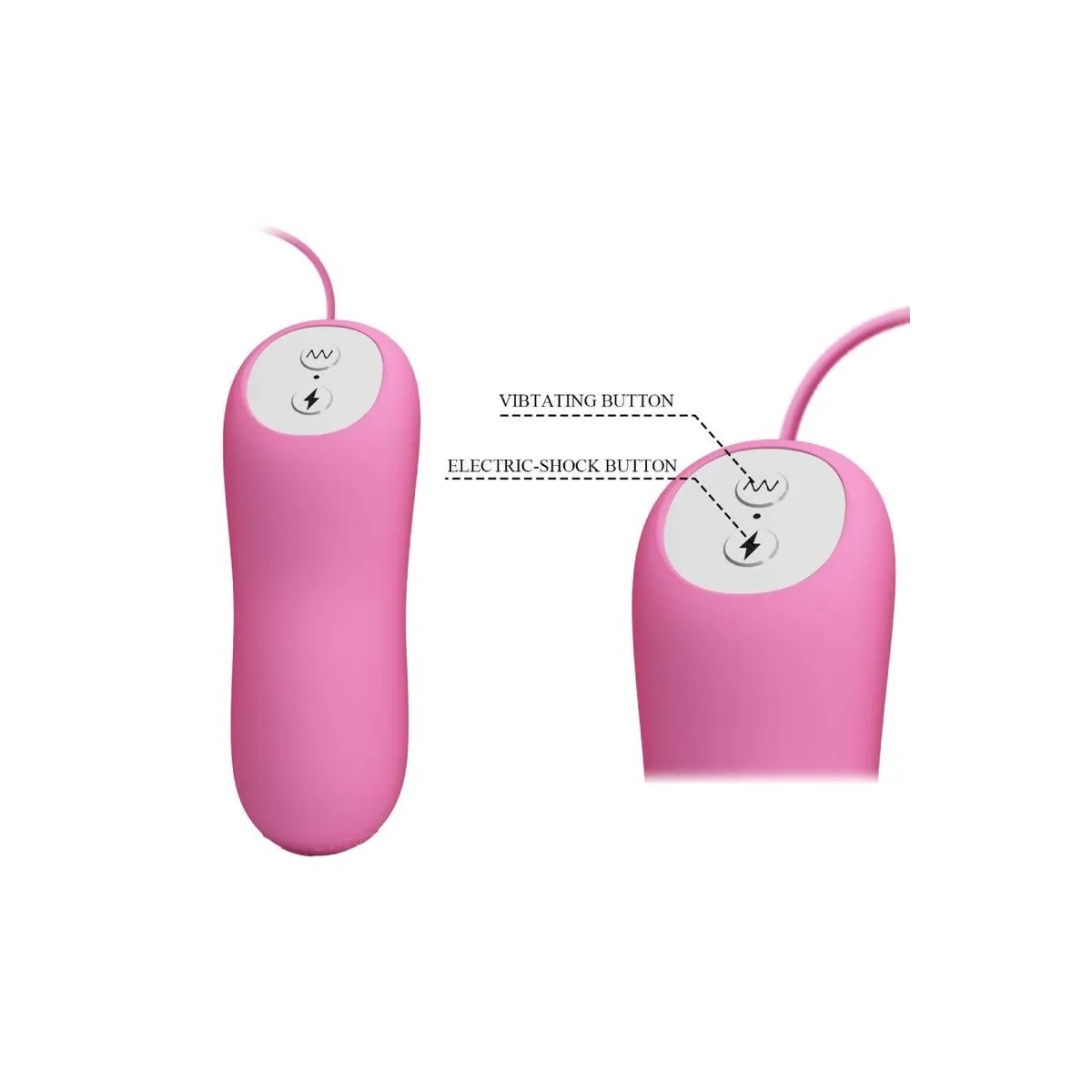 Pinzette mit Vibration und Rosa Eletroschock von Pretty Love | Fesselliebe.de