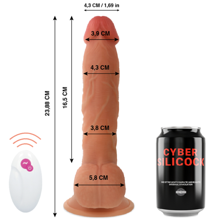 Fernbedienung Realistisch Master Ben 23,88 cm -O- 4,3 cm von Cyber Silicock | Fesselliebe.de