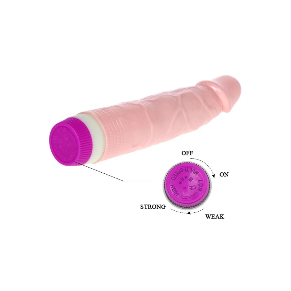 Realistischer Vibrator für anfnger 21,5 cm von Baile Vibrators | Fesselliebe.de