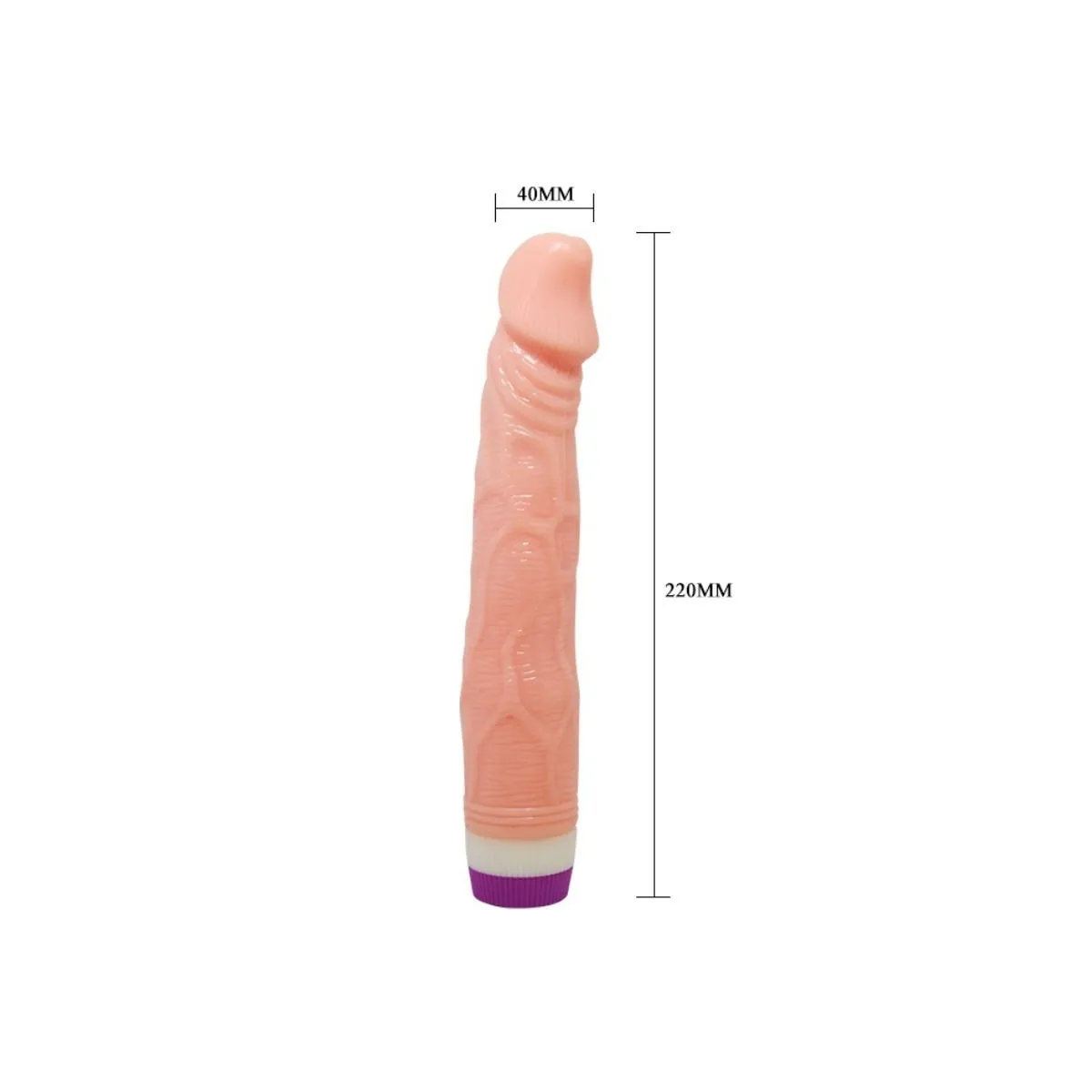 Natürlicher Realistischer Vibrator 22 cm von Baile Vibrators | Fesselliebe.de
