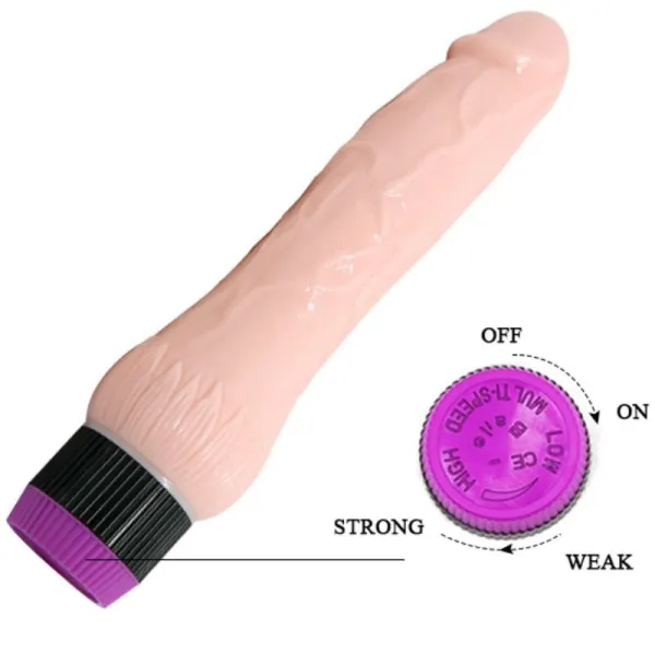 Adour Club Realistischer Vibrator Breite Basis 22 cm von Baile | Fesselliebe.de