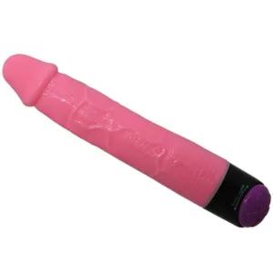 Bunter Sex Realistischer Vibrator Rosa 23 cm von Baile