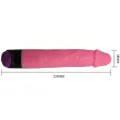 Bunter Sex Realistischer Vibrator Rosa 23 cm von Baile