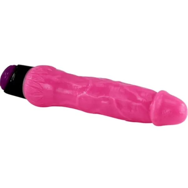 Bunter Sex Realistischer Vibrator Rosa 24 cm von Baile | Fesselliebe.de