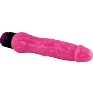 Bunter Sex Realistischer Vibrator Rosa 24 cm von Baile