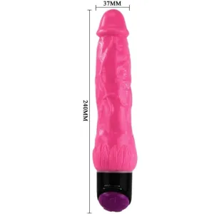Bunter Sex Lila Realistischer Vibrator 24 cm von Baile