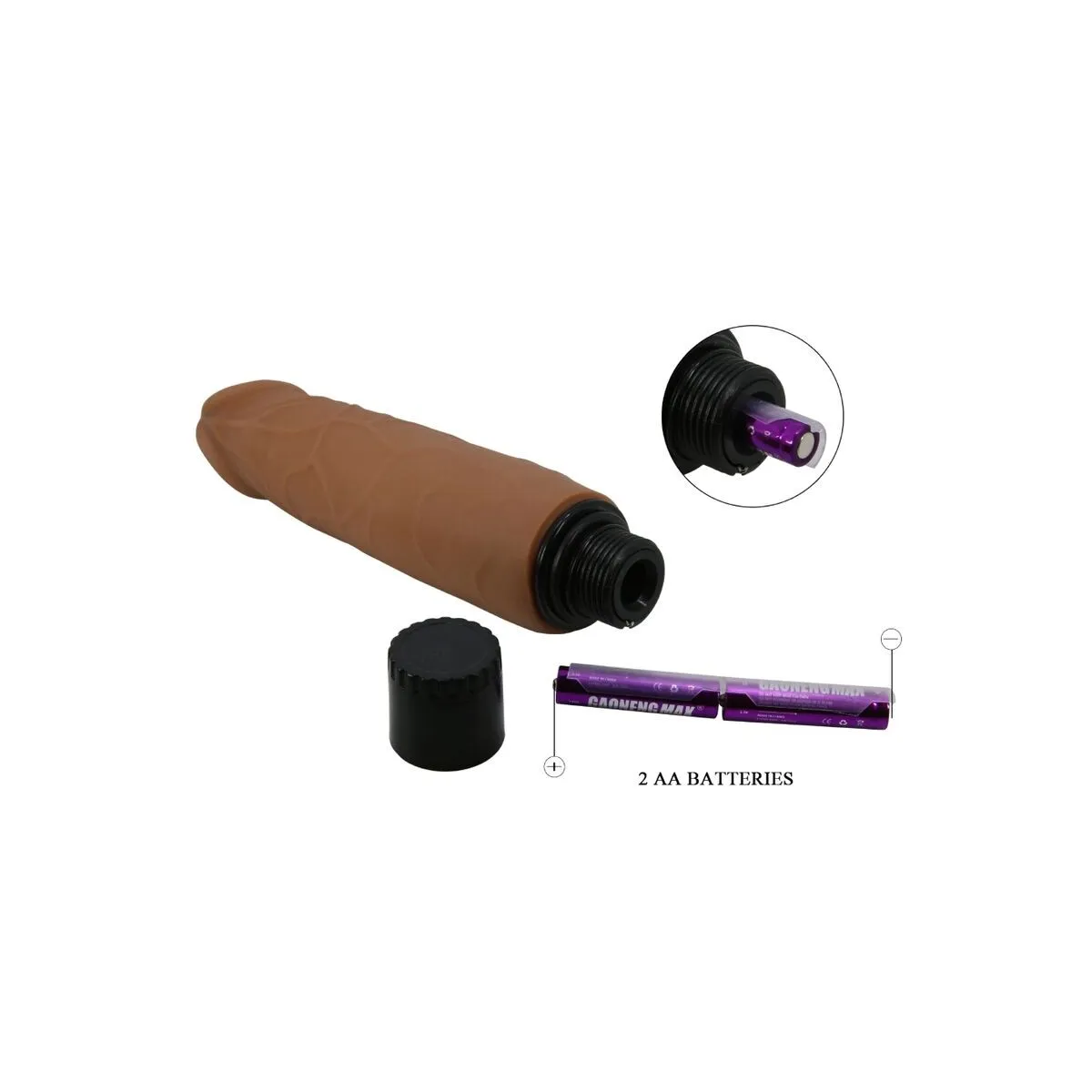 Waldorf Realistischer Vibrator 18 cm -O- 4 cm von Pretty Love High Grade | Fesselliebe.de