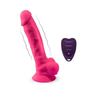 Realistischer Penis Modell 18 Rosa Vibration + mit Fernbedienung Lrs von Silexd