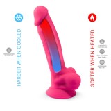 Realistischer Penis Modell 18 Rosa Vibration + mit Fernbedienung Lrs von Silexd | Fesselliebe.de