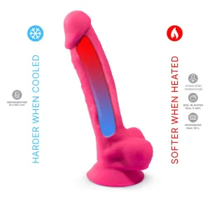 Realistischer Penis Modell 18 Rosa Vibration + mit Fernbedienung Lrs von Silexd