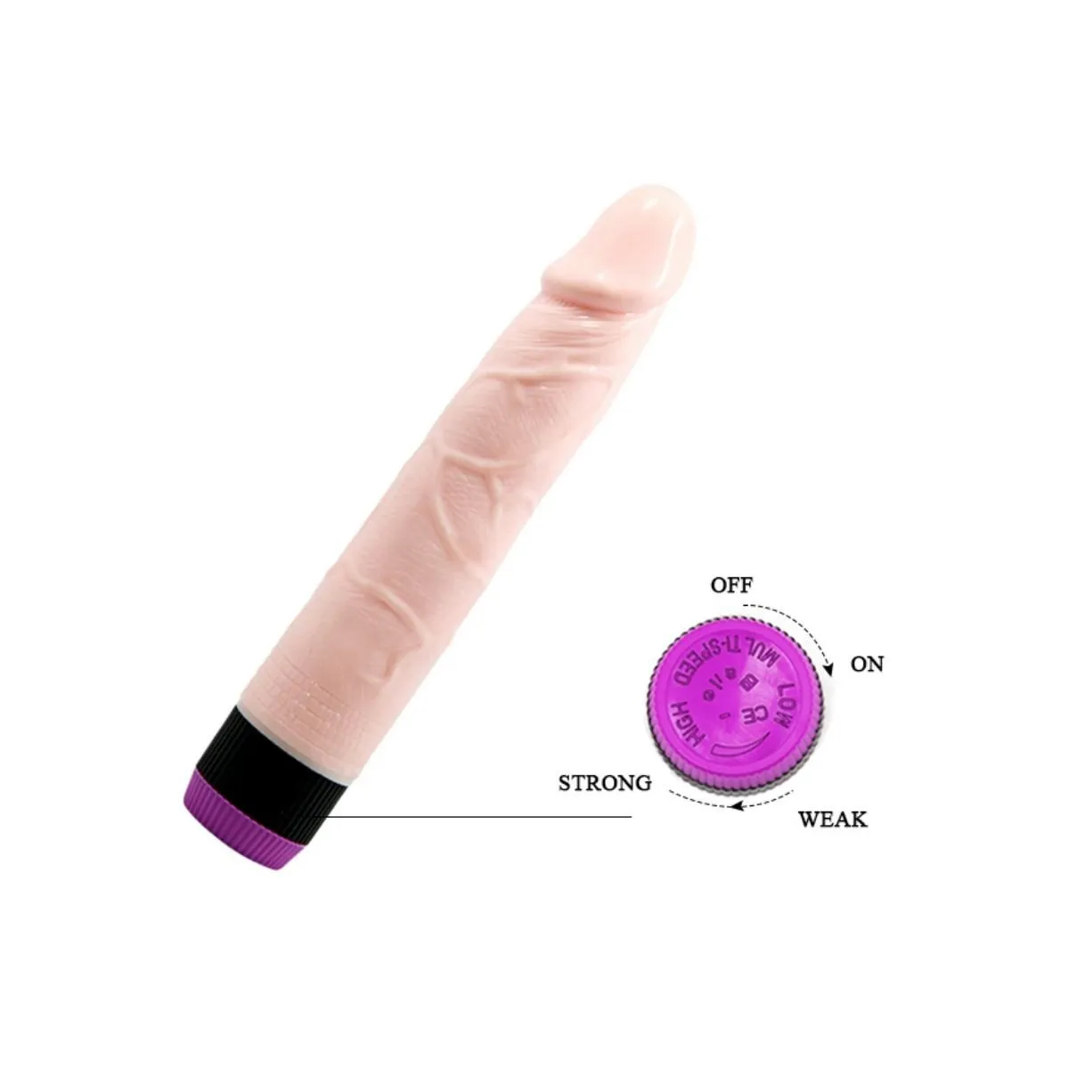 Adour Club Realistischer Vibrator 21,5 cm von Baile | Fesselliebe.de