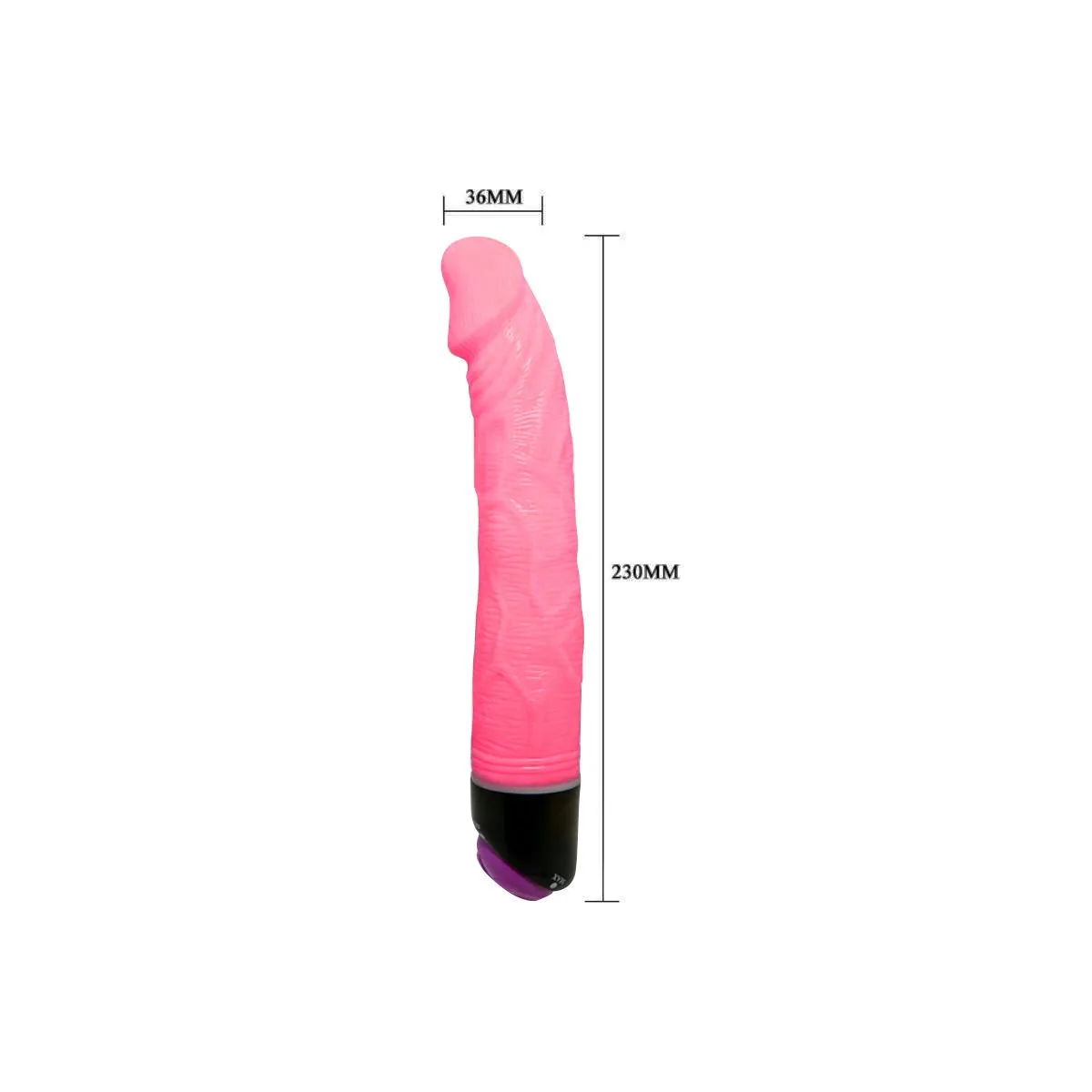 Adour Club Realistischer Vibrator 23 cm Rosa von Baile Vibrators | Fesselliebe.de