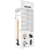 Realistischer Vibrator mit Fernbedienung natürlicher 21 cm -O- 4 cm von Basecock | Fesselliebe.de