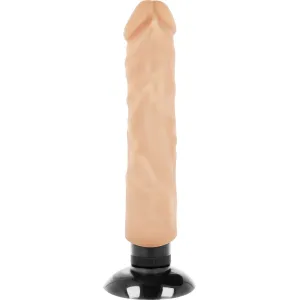 Realistischer Vibrator 2-1 natürlich 20 cm -O- 4 cm von Basecock