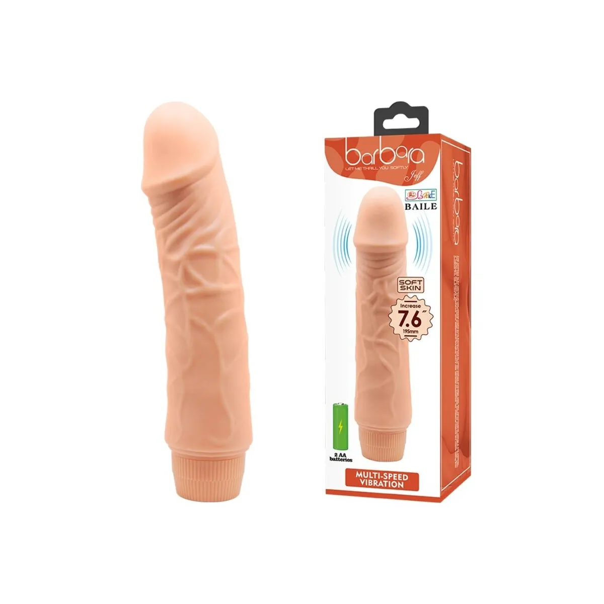 Barbara Realistischer Vibrator 20 cm von Baile Vibrators | Fesselliebe.de