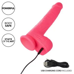 Ststück Realistischer Vibrator 10 Vibrationen Rosa von Calexotics